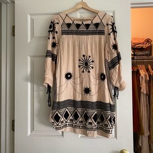 Free People New Romantics Sweet Nothings Embroidered Dress